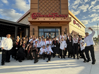 The Cheesecake Factory Cypress, TX training team celebrates.