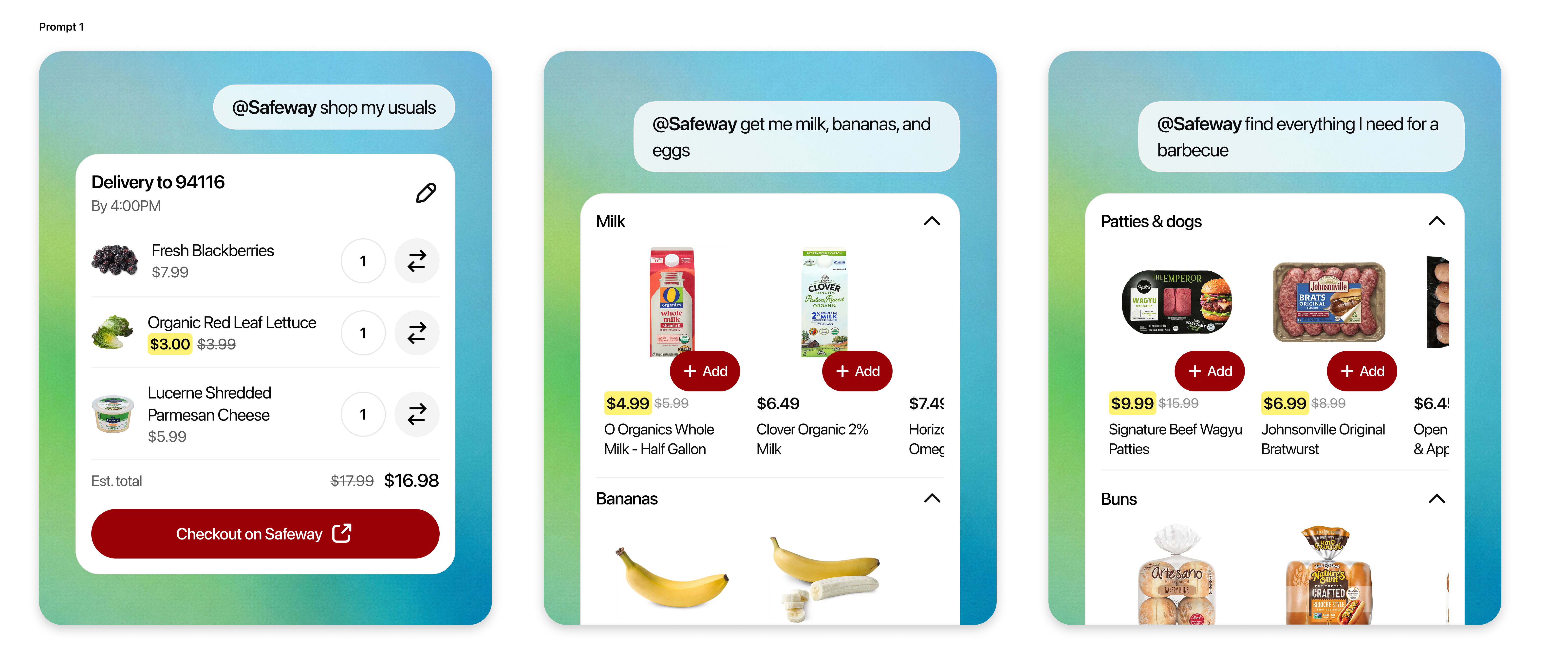 Albertsons Companies continues its digital transformation announcing its Safeway plugin in ChatGPT, making grocery shopping faster, easier and more intuitive. Available now, the new Safeway plugin helps consumers discover products, evaluate options and complete their shopping journey in ChatGPT, while remaining in control of their purchasing decisions.