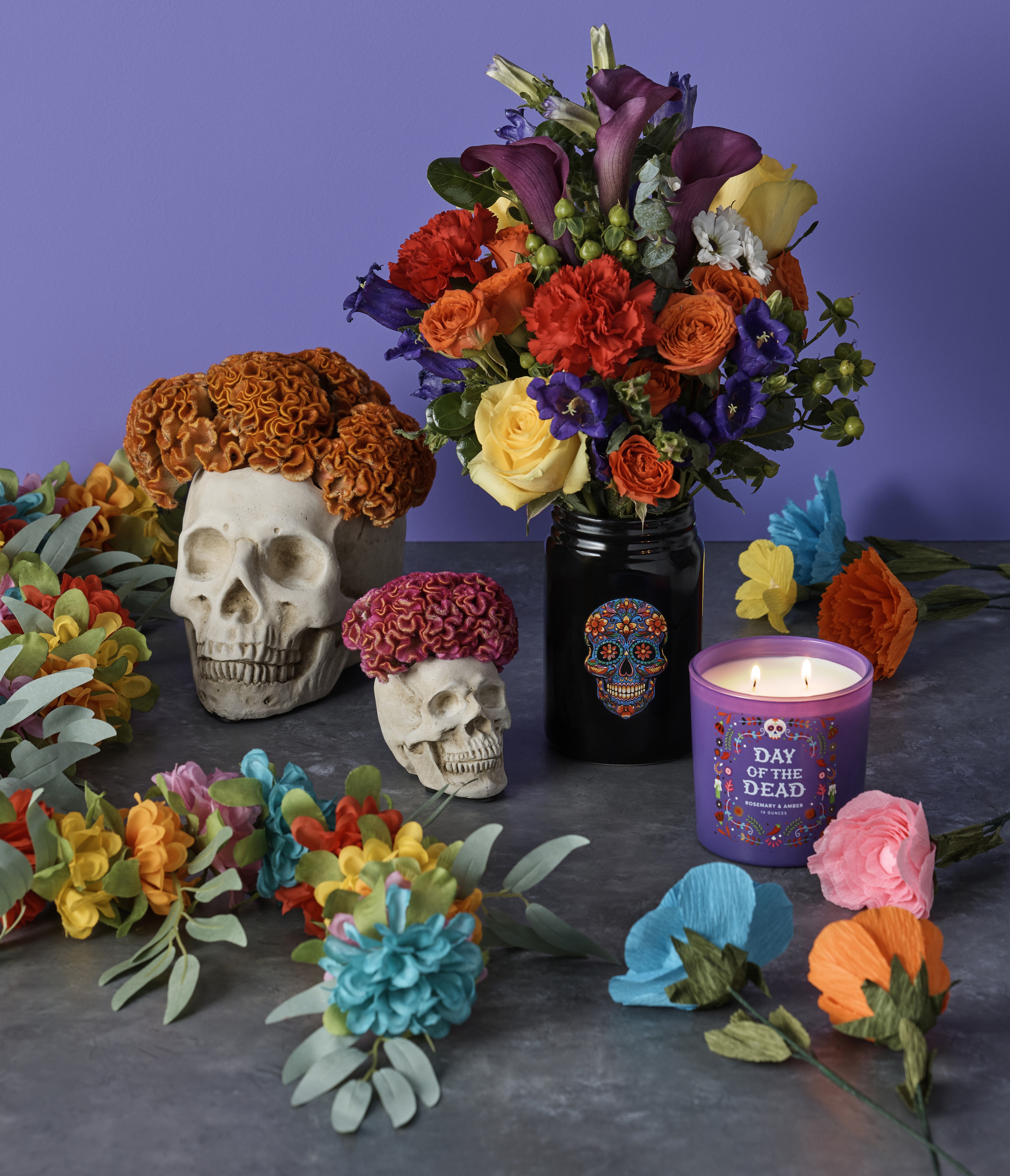 decor dia de muertos