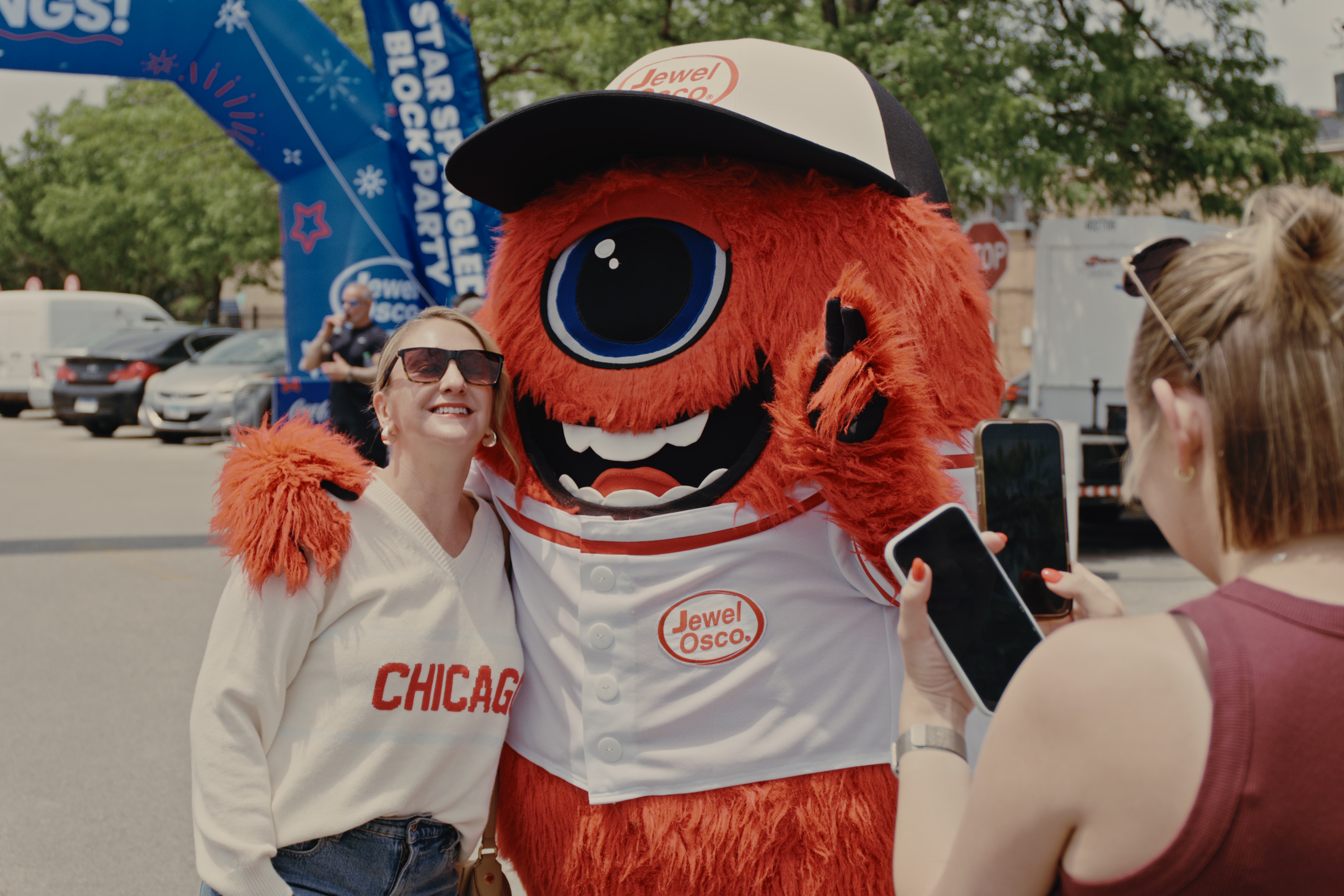 Star Spangled Block Party mascot