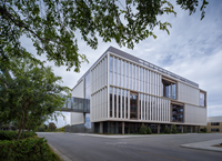 Gilead's new 182,000-square-foot Research Center in Foster City, Calif., marks the latest milestone in the company's $32 billion investment in U.S. research, development and manufacturing through 2030