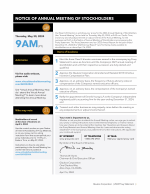 Notice of Annual Meeting of Stockholders