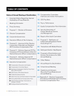 Table of Contents