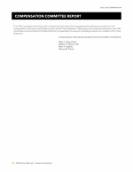 - Compensation Committee Report