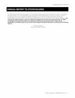Annual Report to Stockholders